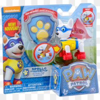 Paw Patrol Actionhvalp Og Badge, Apollo Super Pup , - Rare Paw Patrol Toys, HD Png Download