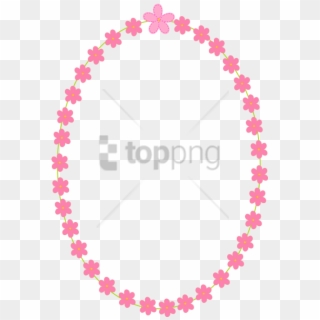 Free Png Transparent Flowers Border Png Image With - White And Pink Floral Borders, Png Download