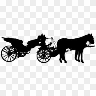 Free Download - Silhouette Carriage Transparent, HD Png Download