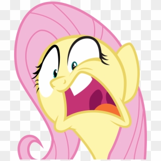 Frustrated Fluttershy By Spydol Frustrated Fluttershy - Fluttershy Open Mouth, HD Png Download