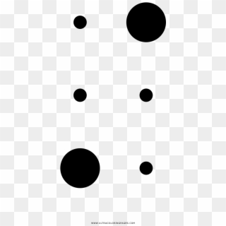 Braille Slash Coloring Page - Circle, HD Png Download