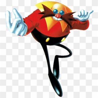 “artwork Of Eggman From The Japanese Manual For Sonic - G Sonic, HD Png Download
