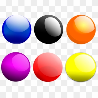 This Free Icons Png Design Of Glossy Balls - Glossy Balls, Transparent Png