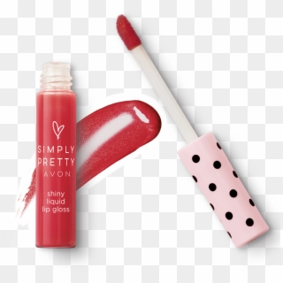 Simply Pretty Shiny Liquid Lip Gloss 3ml - Avon Shiny Liquid Lip Gloss Coral Sparkles, HD Png Download
