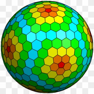 Goldberg Polyhedron 5 3 - Poliedro Di Goldberg, HD Png Download