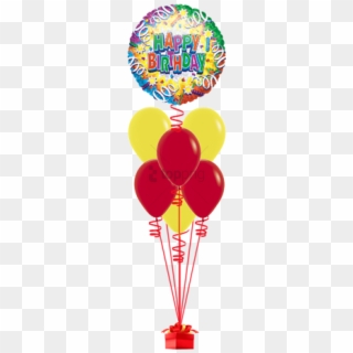 Free Png Birthday Explosion 46cm Happy Birthday Foil - 2 Mylar Balloons, Transparent Png