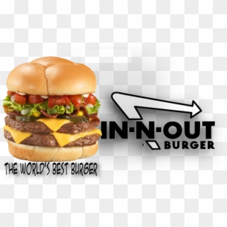 In N Out Burger's® Double Double - Double Beef Cheese Burger, HD Png Download