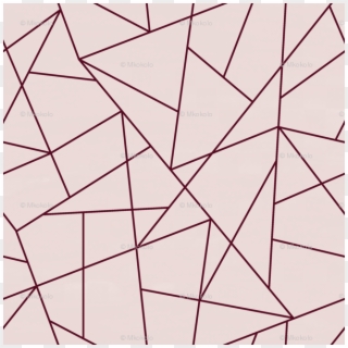 Blush And Burgundy Geometric Triangle Pattern K074 - Geometric Line Pattern Png, Transparent Png