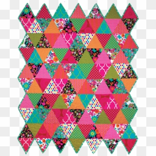 Park Slope Triangles Quilt - Triangle, HD Png Download
