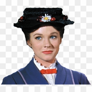 Mary Poppins Png - Julie Andrews Mary Poppins 1964, Transparent Png