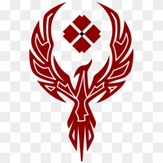 4chan Never Died - Silhouette Of A Phoenix, HD Png Download