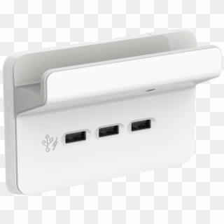 3 X Usb Charger With Shelf - Gadget, HD Png Download