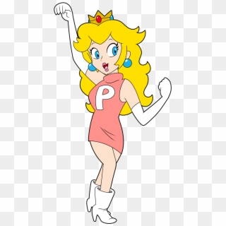 Peach From The Super Mario Compact Disco - Cartoon, HD Png Download