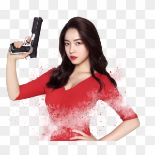 서든어택 - 류화영 서든, HD Png Download