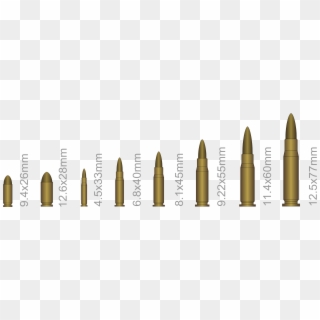 Bullet Shells Png - 8x40mm Ammo, Transparent Png