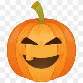 Pumpkin Emoji Keyboard Messages Sticker-4 - Jack-o'-lantern, HD Png Download