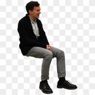 Sitting Man Png, Transparent Png