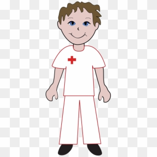 Clipart And Nurse - Male Nurse Free Clipart, HD Png Download