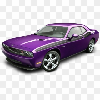 Download Dodge Challenger Violet Car Png Image - Go Purple Dodge Challenger, Transparent Png