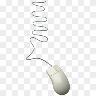 Computer Mouse Long Cord, HD Png Download