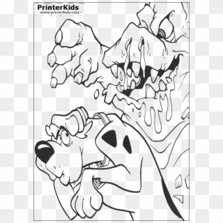 Scooby Doo Coloring Sheet - Coloring Book, HD Png Download