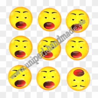 Emoji Cabochon, 14 Mm, Surprised Face - Smiley, HD Png Download