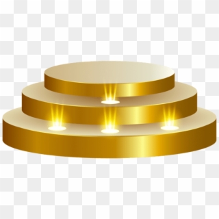 Free Png Download Gold Podium Stage Transparent Clipart - Подиум Png, Png Download