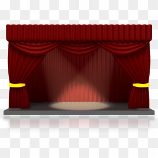 Theatre Stage With Spotlights - Stage Clipart Transparent Background, HD Png Download