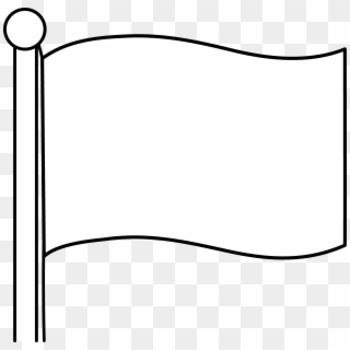 Pix For White Flag Clip Art - Flag White Logo Png, Transparent Png