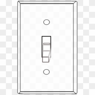 This Free Icons Png Design Of White Light Switch Cover, Transparent Png