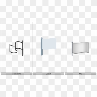 Waving White Flag On Various Operating Systems - Chair, HD Png Download