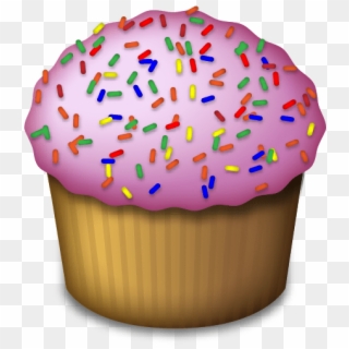 Cupcake Emoji - Cupcake Emoji Transparent Background, HD Png Download