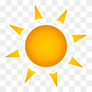 Sunrise Vector Png - Transparent Background Sun Clipart Png, Png Download
