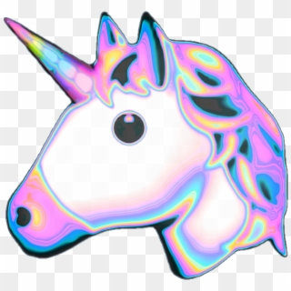 Unicorn Emoji Transparent Transparent Background - Cartoon, HD Png Download