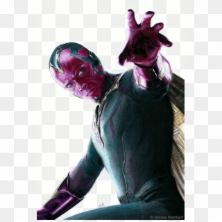 Marvel Vision Png Clipart - Paul Bettany As Vision, Transparent Png