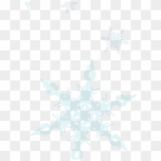 Snowflake Clipart Trail - Illustration, HD Png Download