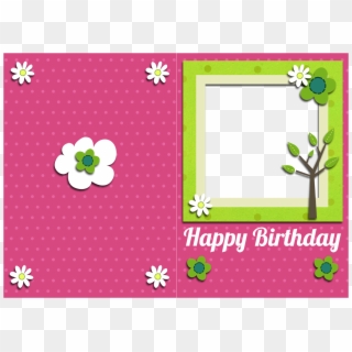 Birthday Cards - Birthday Greeting Cards With Photo Insert, HD Png Download