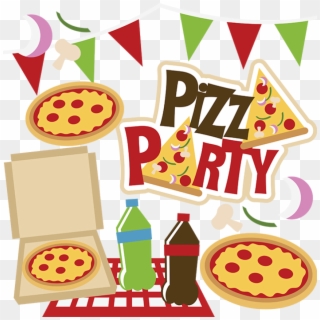 Party Art - Pizza Party Clip Art Free, HD Png Download