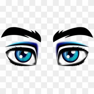 Boyaus Clipart Eyes Blue Female Eyes Png - Clip Art, Transparent Png