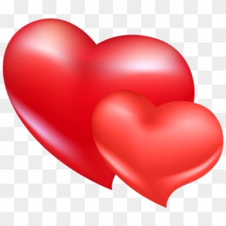 Happy Valentines Day Png - Two Heart Image Png, Transparent Png