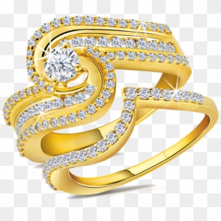 Gold Jewelry Png - Gold Ring Design Png, Transparent Png