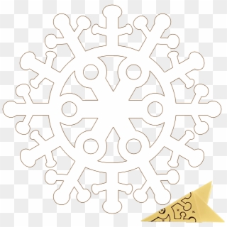Click Here To Download Snowflake With Clear Background - Christmas Day, HD Png Download