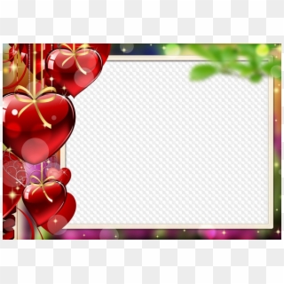 Photo Frame With Hearts For St - Rame Valentines Day Png, Transparent Png