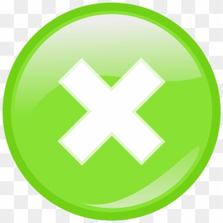 Green Cancel Close - Close Icon Png Green, Transparent Png