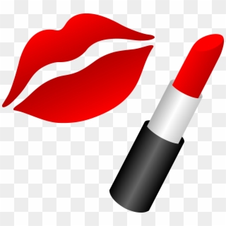 Lipstick Kiss Cliparts - Makeup Clipart, HD Png Download
