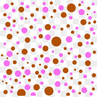 Patterns Brown Pink Polka Dots 1212724 - Fondo De Circulos Png, Transparent Png
