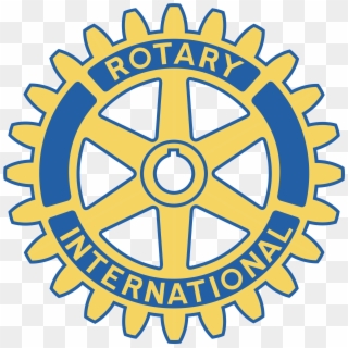 Svg Black And White Library Rotary International Logo - Club Rotario Logo Vector, HD Png Download