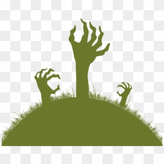 2 - Hand Coming From The Ground, HD Png Download