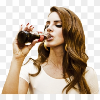 Lana Png - Lana Del Rey Drinking Coca Cola, Transparent Png