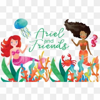 Ariel And Friends Willow Bend Center Of The Arts - Cartoon, HD Png Download